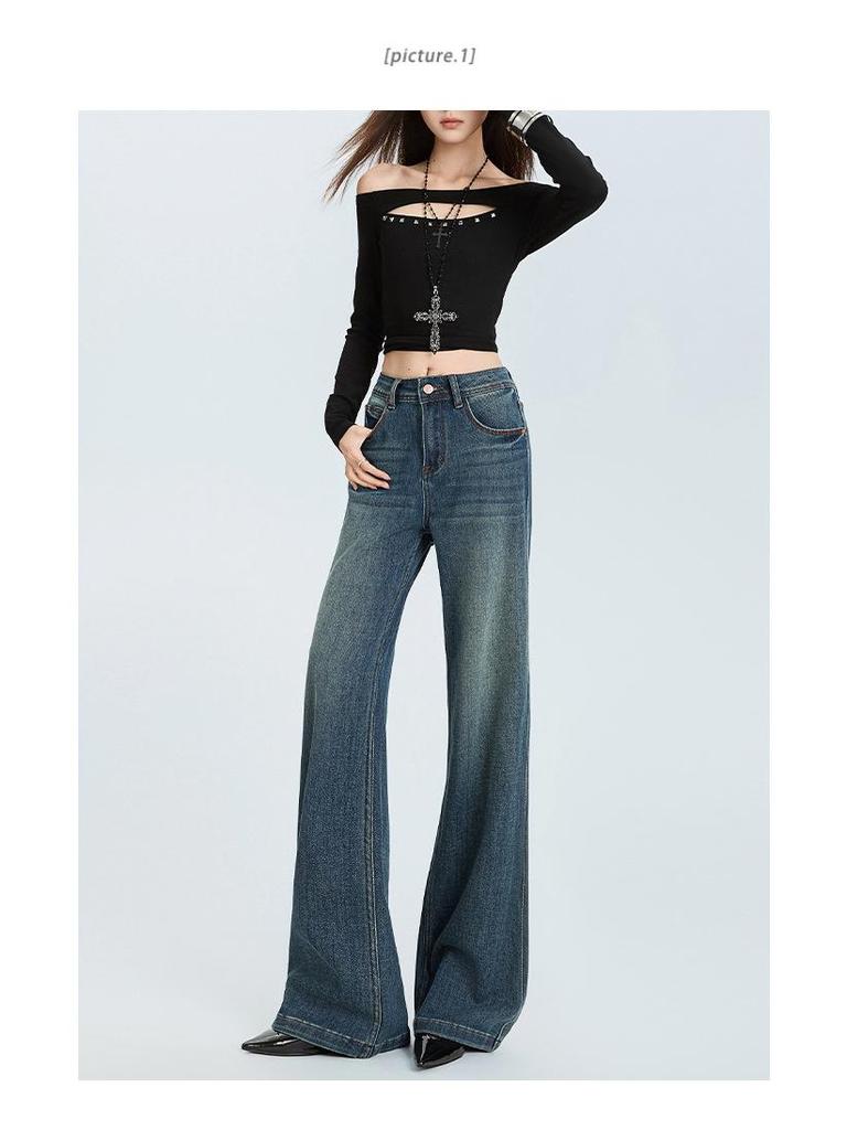 2025 Retro Summer Slimming Flared Women's Jeans