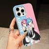ReZero Rem Ram Jelly Double layer Light Blue Mobile Phone Case for iPhone 17 16 15 14 13 12 11 Air Pro Max Plus Protective