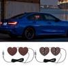 Car Window Light Love Heart Shape Vehicle Decor Car Interior Atmosphere Lights For SUV RV Sedan Truck Minivan Van