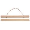 Wooden Poster Hanger DIY Magnetic Hanging Frame for Art Prints Canvas Photos Pictures Artwork30x2.1CM