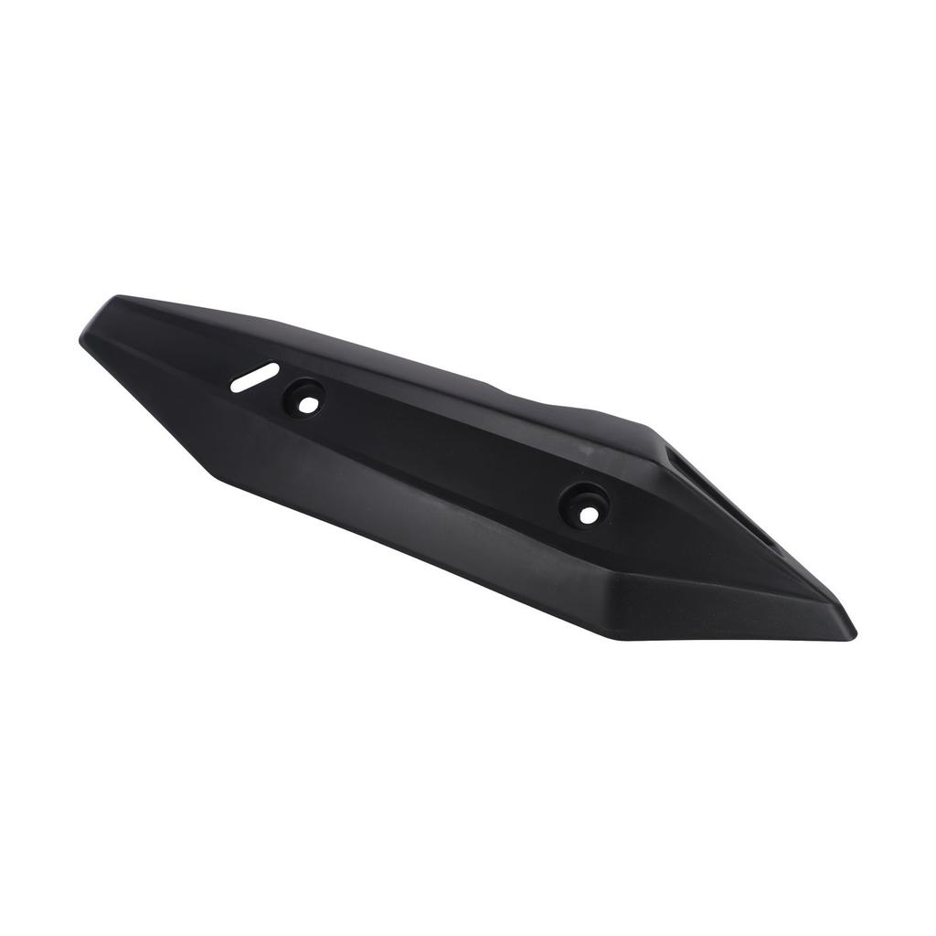 Upgrade Your For Click 150125 with This Black Carbon Fiber Exhaust Pipe Cover