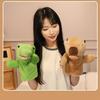 Cartoon Animal Plush Hand Puppet, Movable Mouth Interactive Glove Doll, Kids Early Education Storytelling Soothing Toy Universal Multiple Styles