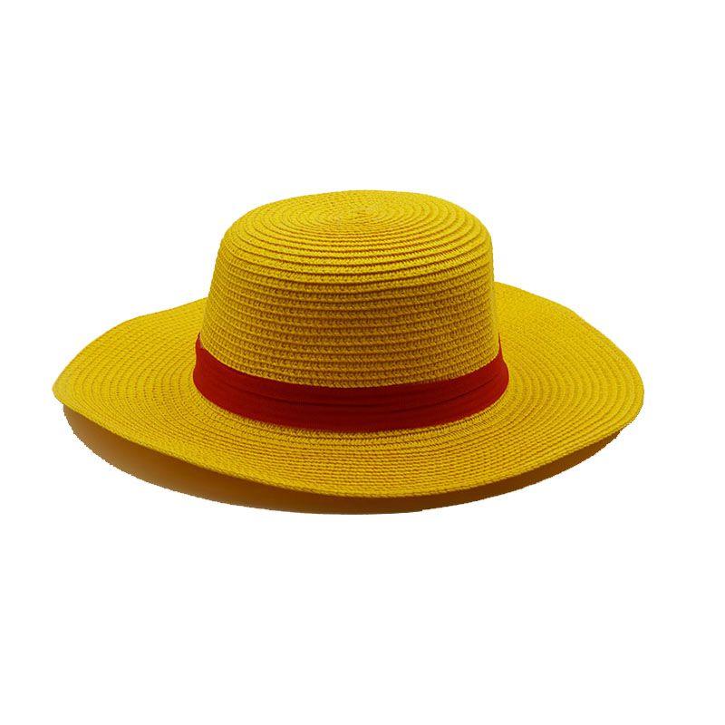 

Captivating One Piece Monkey D Luffy New World Costume For Halloween And Cosplay Straw Hat Only,One Size