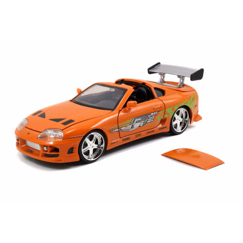 1/24 Scale Fast & Furious Diecast Model Car Brian Toyota Supra Orange JADATOYS
