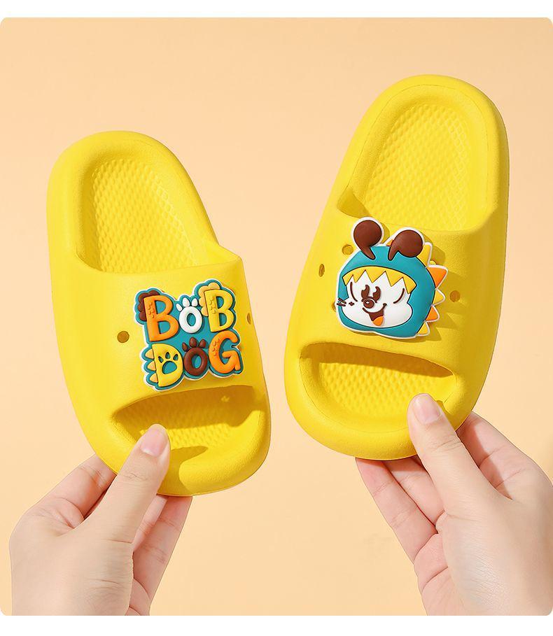 Babudou Kids' Cartoon Flip-Flops: 2026 Summer Non-slip Sandals for Boys & Girls