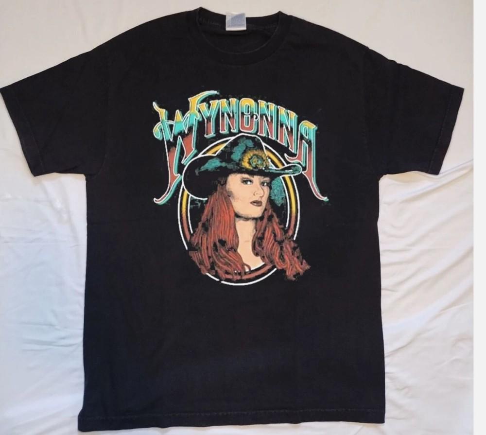 

Wynonna Judd Portrait Tour 2025 T Shirt Black All Size Gift fan S