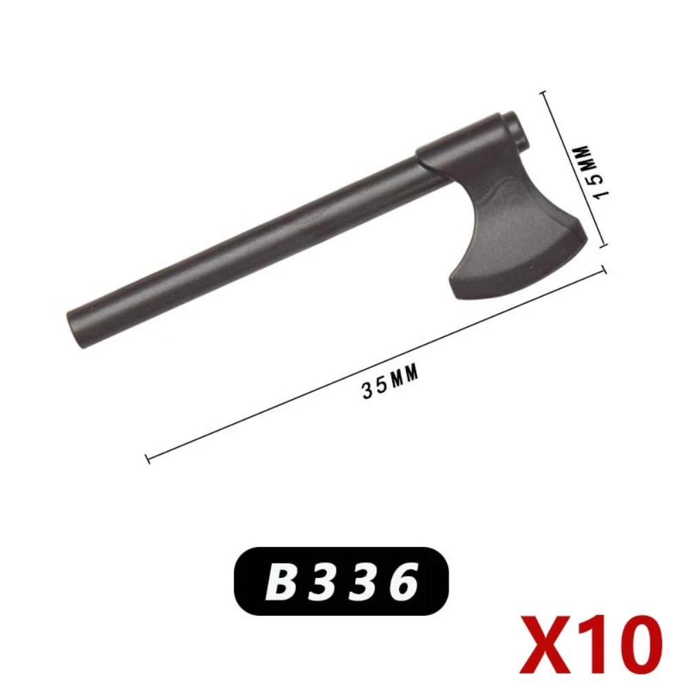 Military Medieval Building Blocks Soldier Warrior Waffen Accessories Sword Battle Axe Hero Villain Series Double-edged Sword Toy