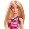 Barbie Pink Logo Dress Fashion Doll for Ages 3 and Up HRH07