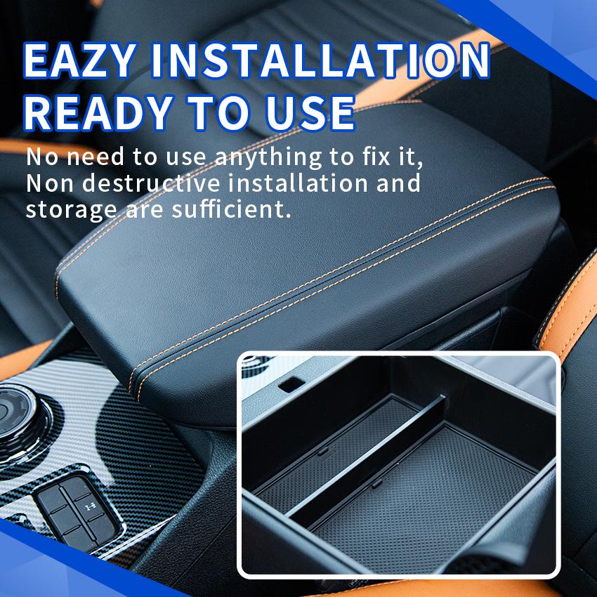 Car Storage Box For Ford Ranger 2025 Auto Central Control Storage Box Armrest Organizer Interior Upgrade Car Accessories