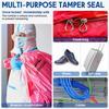 Fire Extinguisher Label Seal Security Number Zipper Collar 250Mm Length 2000 PCS Red