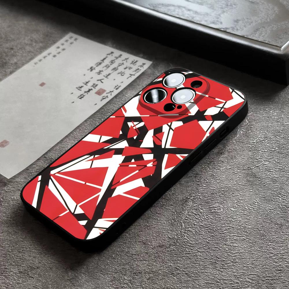 Eddie Van Halen Graphic Guitar Phone Case For 17 Pro Max Iphone 16 14 Pro Max 12 15 Plus 13 Pro 11 Xr X Xs 8 Plus Back Cover
