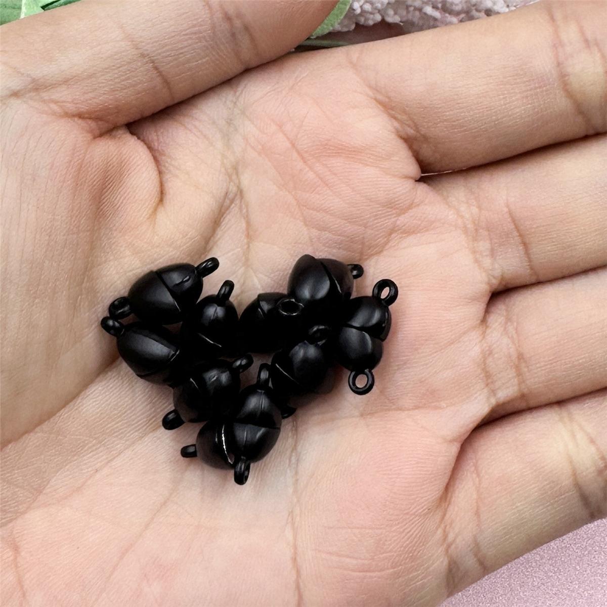 

Товары для домашней вечеринки, 10 шт., женский браслет, магнит, ожерелье с шариком любви, ювелирные изделия ручной работы, аксессуары, подарки, свободные бусины Black Heart