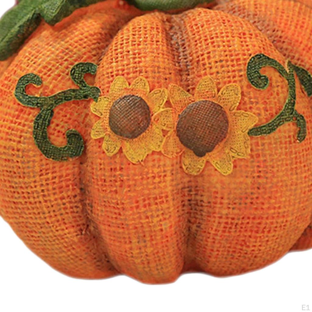 Artificial Pumpkins Halloween Autumn Embellishing Harvest Seasonal DIY for Holiday Props