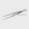 304 Nerezová protiskluzová pinzeta s kulatou hlavou: Dlouhý, tlustý design loktů s pevným hrotem