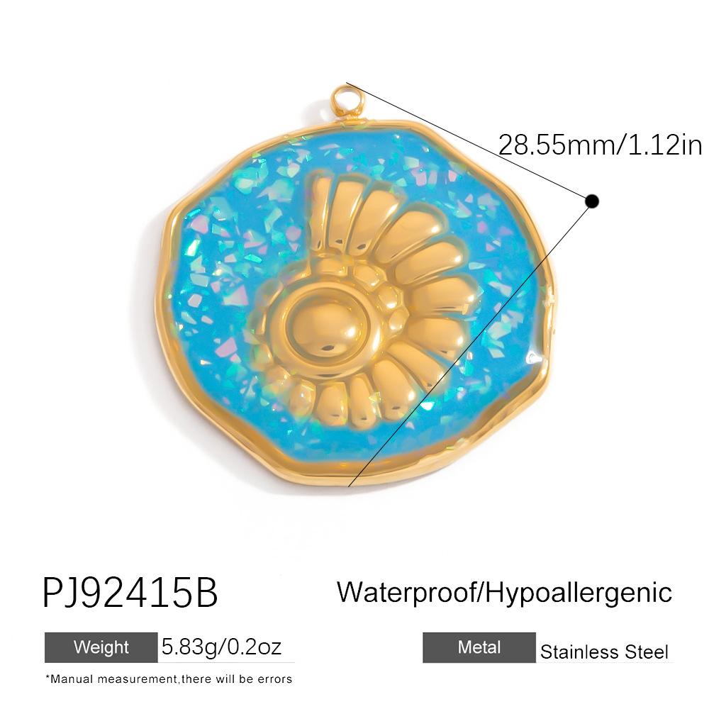 Stainless Steel DIY Jewelry Accessories Cartoon Enamel Pendant for Bracelets and Necklaces