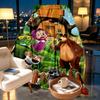 Masha and The Bear Print Blanket - Soft & Comfortable, for Bedroom, Travel, Sofa, Home Decoration - Birthday Christmas Gift for Friend