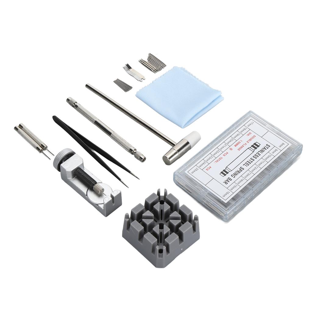 98 st Klockarmbandsstiftborttagare Reparationsverktyg Klockfjäderstiftsborttagare med 6 Extra
