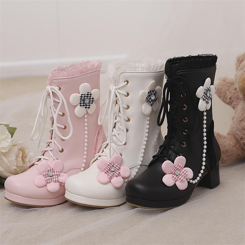 Snow Boots Platform Boots Kawaii YRU Platform Boots Womens 10M