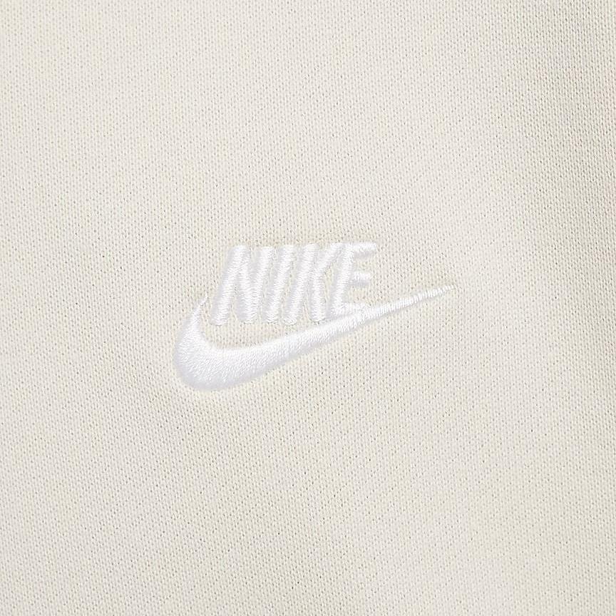 Nike Club Fleece Oversized Crew Neck Pullover Long Sleeve Sweatshirt Men sweatshirt Light-Redwood HJ1820-104