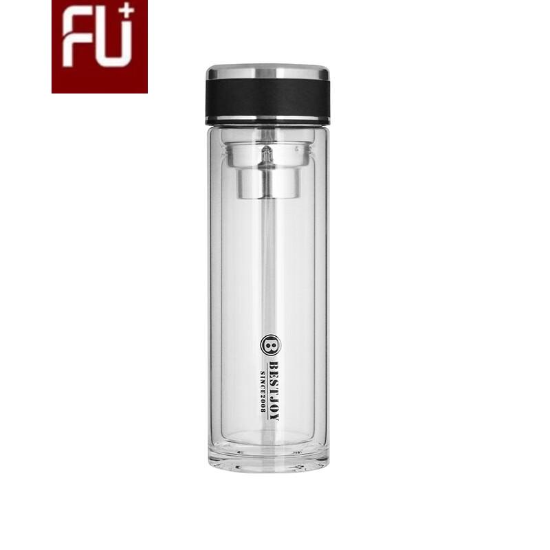 FUGUANG Shixi Double-Wall Tea Infuser Glass Bottle