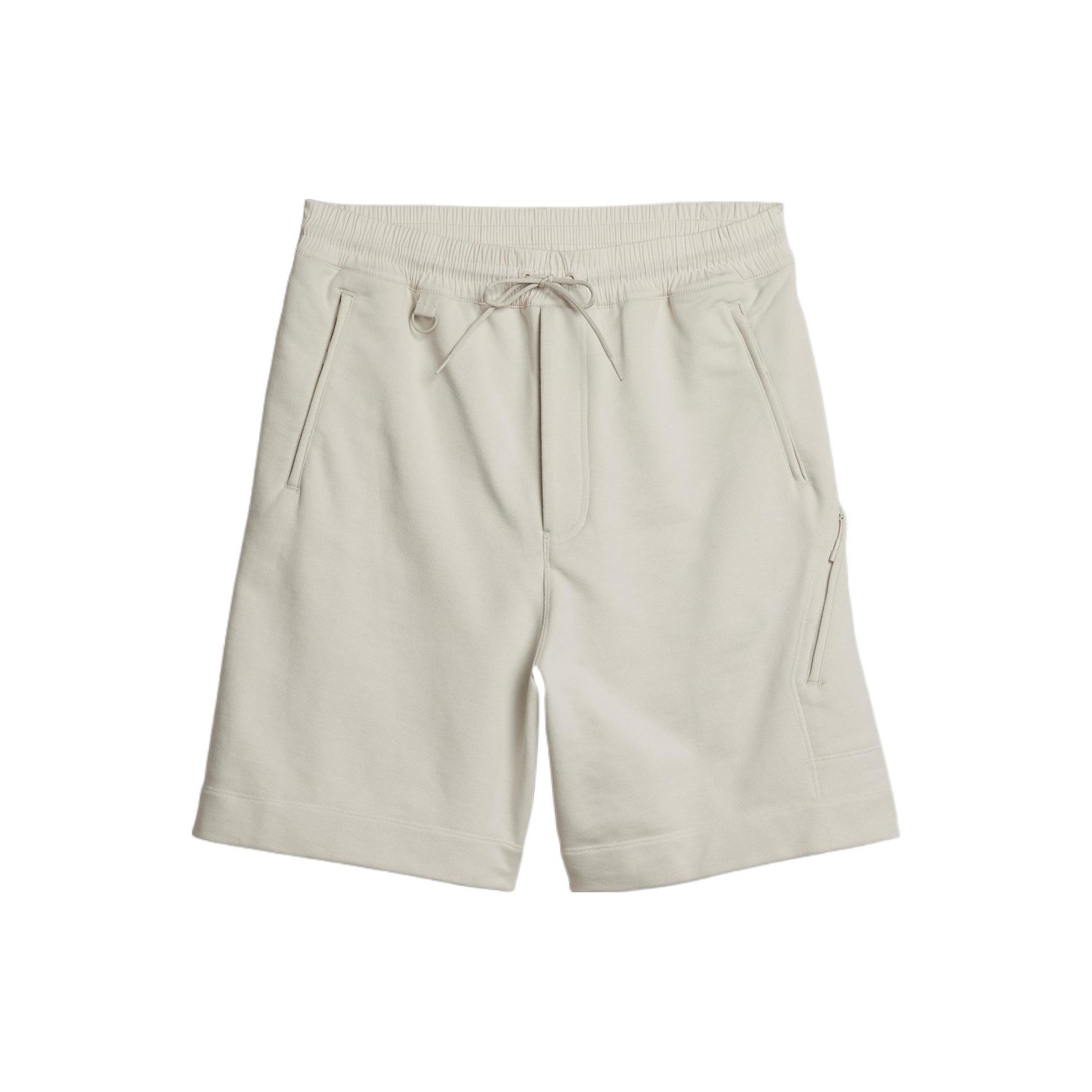 

Y-3 SS22 Solid Cuffed Casual Shorts Men shorts White HG6206 XS