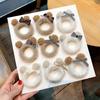 New Cute Hair Rope Cute Bear Scrunchies Women Girls Elastic Hair Rubber Bands Gum Kids Ponytail Holder Hair Accessories