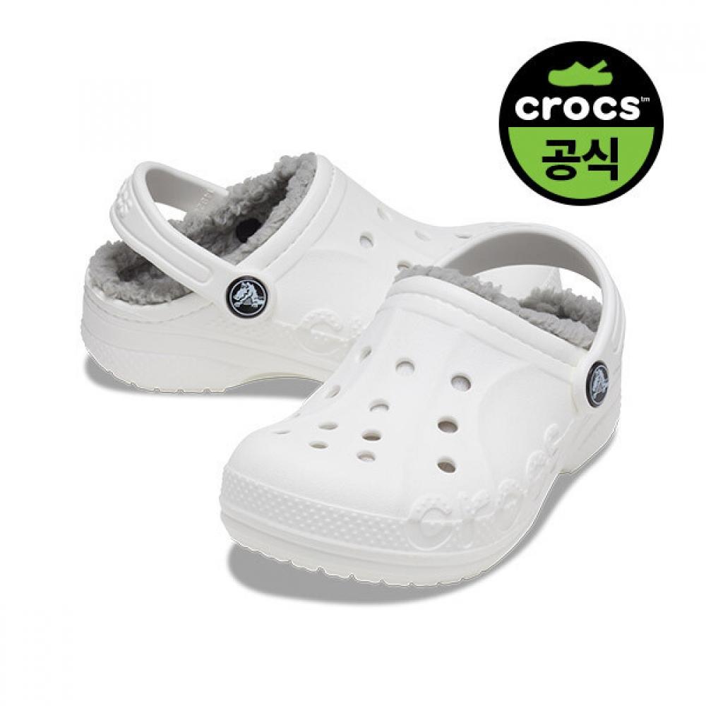 

Crocs Kids Baya Lined Clog K Wlg WHITE LIGHT GREY(Z11H)/J1