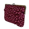 [Marimekko] Pouch Cosmetic Pouch Small Bag Unikko Gamaguchi [Parallel Import] Pink x Deep Red, Approximately 5.9 x 7.9 x 0.4 inches