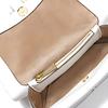Michael Kors Cece Diamond Flower Buckle Chain Commute Leather Shoulder Crossbody Bag Medium Women bags White 30H9G0EL6U-OPTIC-WHITE