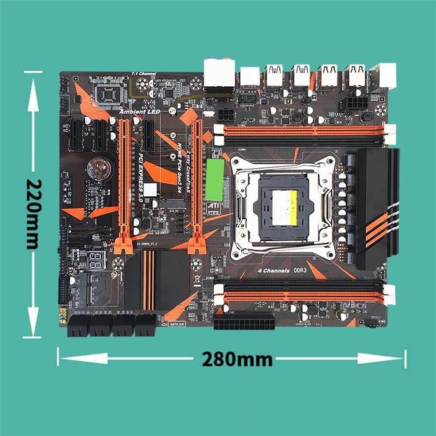 X99 D3 Four-Channel Memory Slot Cpu Support Gigabit Network Card