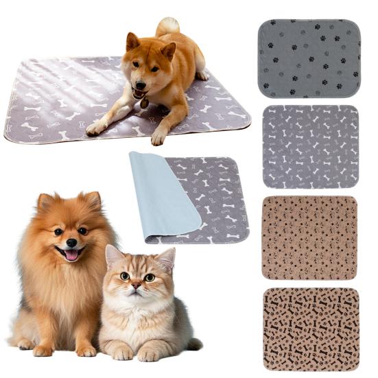 Puppy Pee Pad Leak-proof Washable Pet Pee Pad Reusable Anti-Slip Fast Absorbent Dog Mat for Cats Dogs Potty Training Whelping