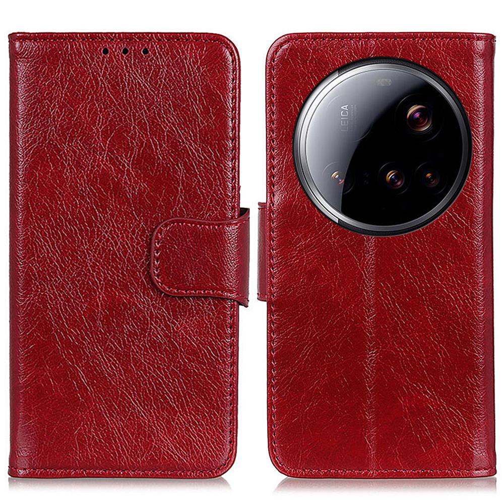 For Xiaomi 15 Ultra Case Nappa Texture Split Leather Wallet Phone Cover