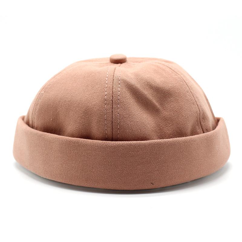 Ins Solid Color Light Board Landlord Hat Men'S Street Trend Melon Fur Hat Women'S Spring And Summer Cotton Retro Yuppie Hat