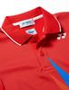 YONEX Short Sleeve Game Sunset Red Japan J120 To Japanese Size Kids' Shirt, (496), (equivalent 120)