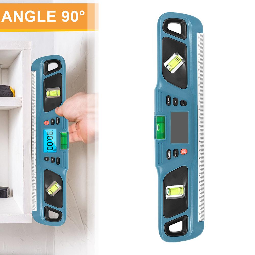 Digital Level Inclinometer Horizontal Scale Ruler Angle Finder Bubble Level Electric Level Protractor Measurement 285x59x19mm
