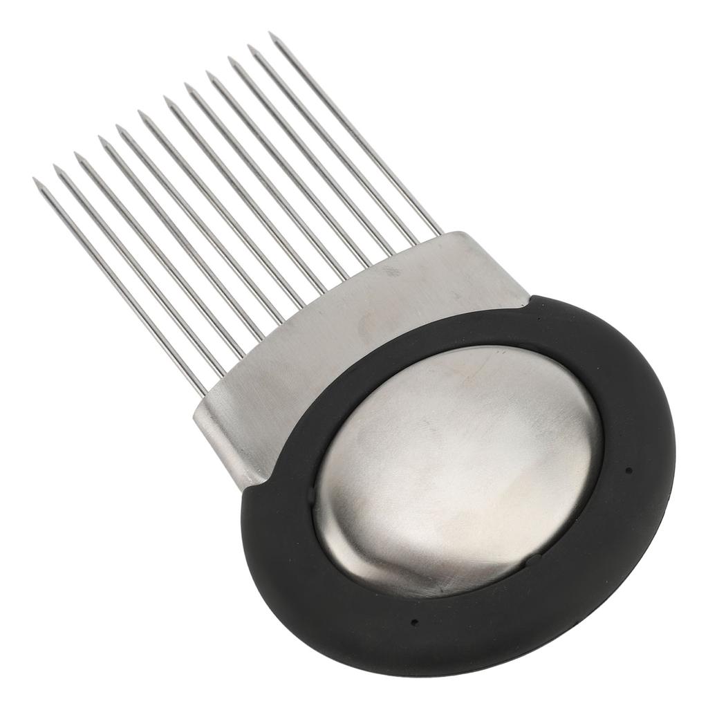 Onion Slicing Holder Multi Purpose Ergonomic Stainless Steel Onion Slicing Assistant Tool for Vegetable Potato