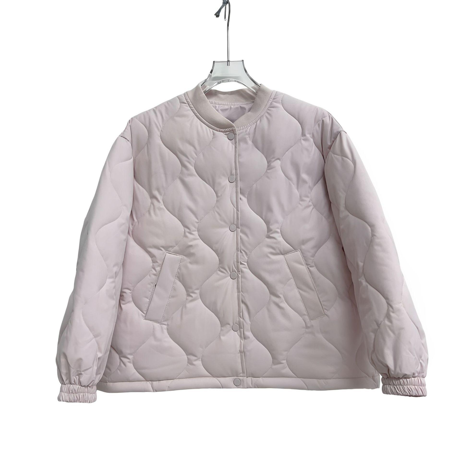 

Новая короткая пуховая хлопковая одежда повседневная новая мужская и женская одинаковая пуховая хлопковая одежда куртка S