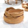 Vietnamese Rattan Woven Fruit Basket for Living Room - Creative Coffee Table Storage for Snacks