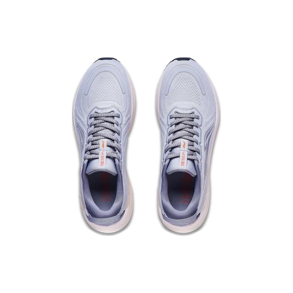 Li Ning YueYing 3.0 Têxtil Confortável, Amortecimento TPU Suporte Respirável Cano Baixo Sapatos de Corrida Masculino Cinza Pombo ARHT019-14