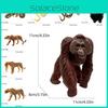 Cheetah Gorilla Leopard Wildlife Pvc Animal Figures With Realistic Design For Kids Learning