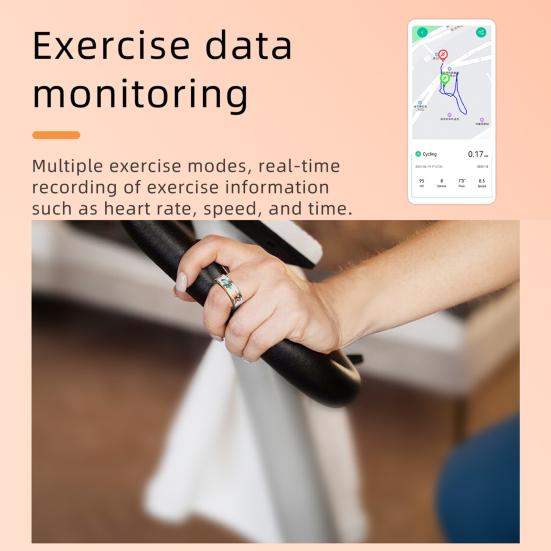 Smart Ring Health Waterproof Universal Bluetooth-compatible Tracker IP68 Sleep Tracking Motion Monitoring Smart