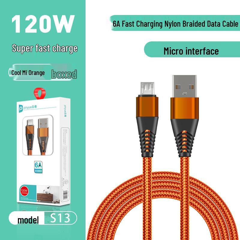 Pin Yue S13 6A Fast Charging Cable for Apple, Xiaomi, Honor, Huawei USB-C Devices