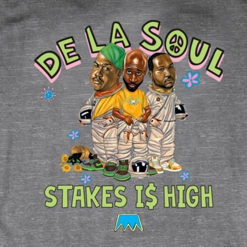 de la soul shirt Stakes Is High TShirt Unisex 100% Cotton Unisex T-Shirt S
