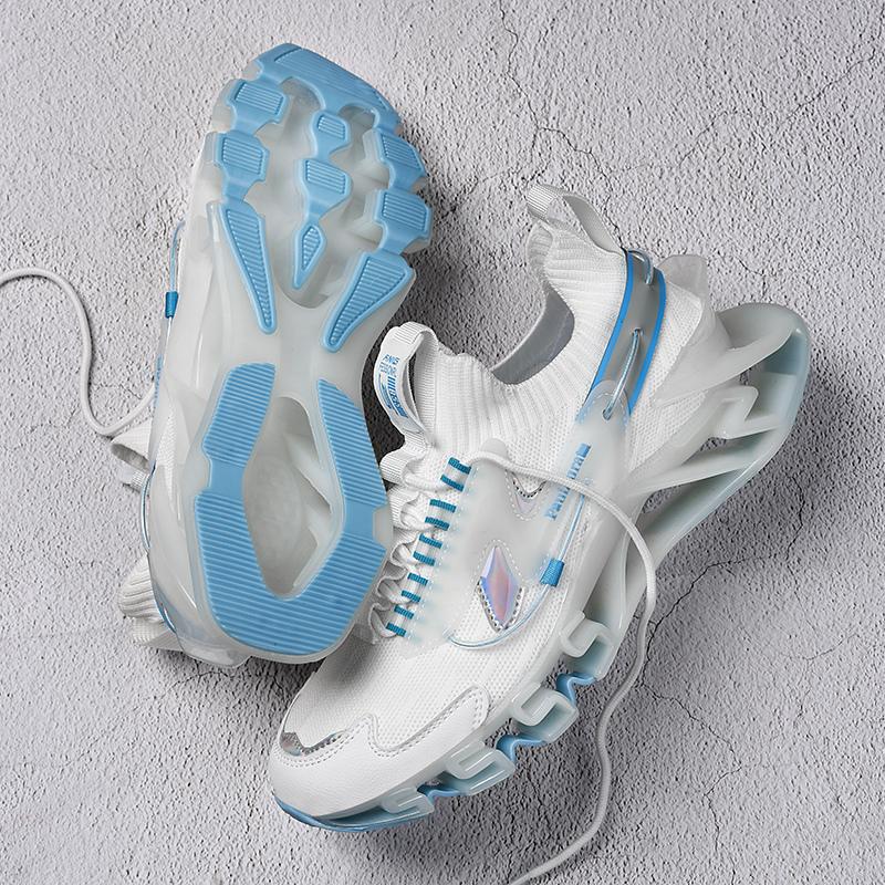 

Спортивная повседневная обувь унисекс. Мужская обувь. Обувь с дышащими лезвиями. Обувь большого размера. 42 белый