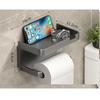 Bathroom Toilet Paper Box Roll Paper Towel Holder Punch-free Mobile Phone Toilet Paper Holder Paper Box Toilet Paper Storage Rack