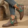 Fashion 2025 New Women Zipper Ankle Boots Pointed Toe Sexy Designer Shoes Low Heel Fashion Outdoor Comfortable Boots Zapatos De Mujer