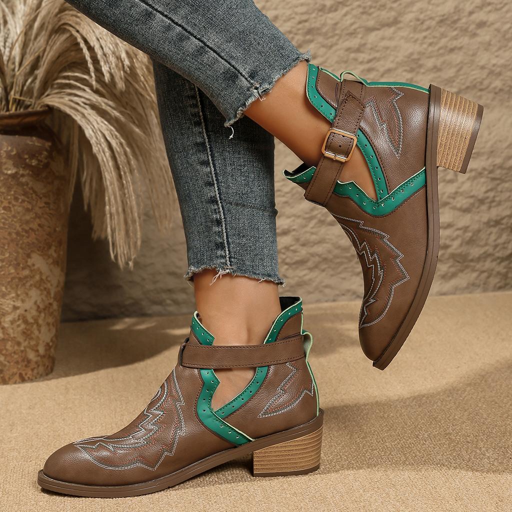 Fashion 2025 New Women Zipper Ankle Boots Pointed Toe Sexy Designer Shoes Low Heel Fashion Outdoor Comfortable Boots Zapatos De Mujer
