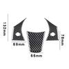3x For Tesla Model Y 3 17-24 Carbon Fiber Steering Wheel Cover Stick Decoration