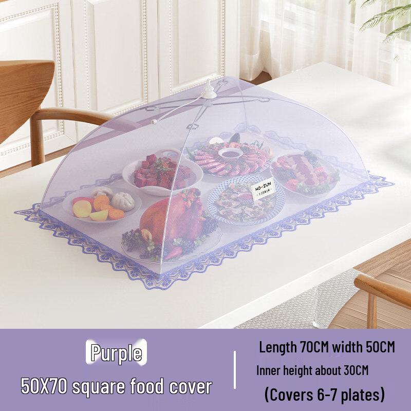 Foldable Anti-Fly Food Cover Mesh Net (5-Pack)