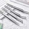 Ukraine Precision Curved Eyelash Tweezers for False Lash Application